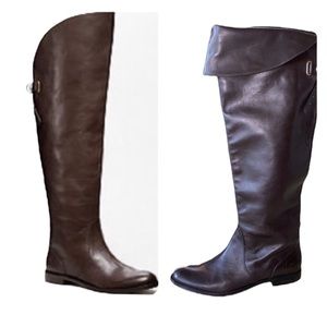 Coach Brown Leather Knee-High Boots